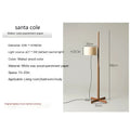 Japanese Retro Fabric Adjustable Floor Lamp