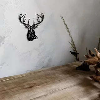 Elegant Deer Metal Wall Art