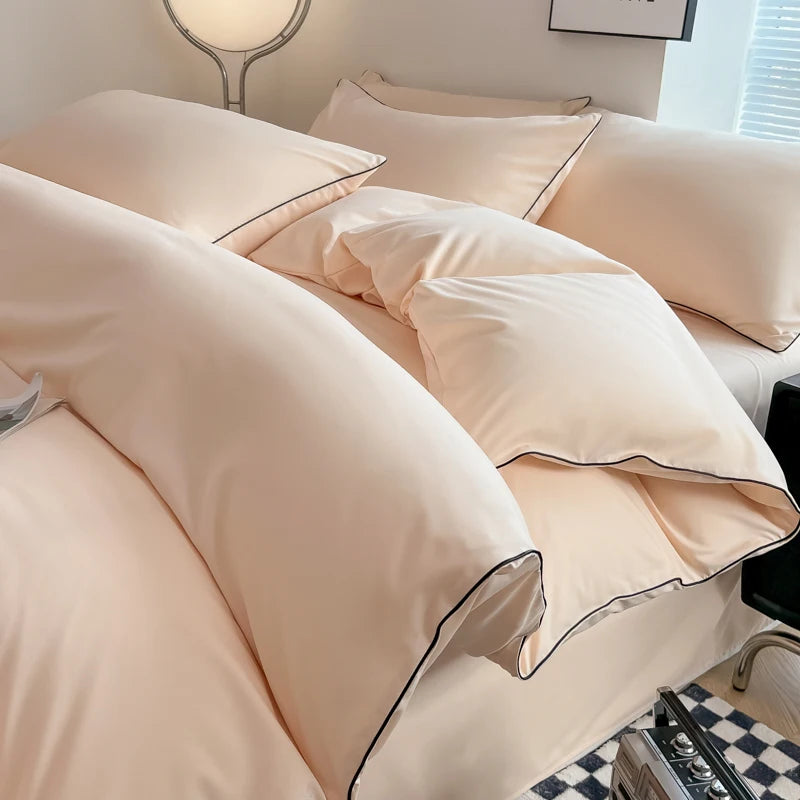 Plain Black Bedding Set – All Sizes