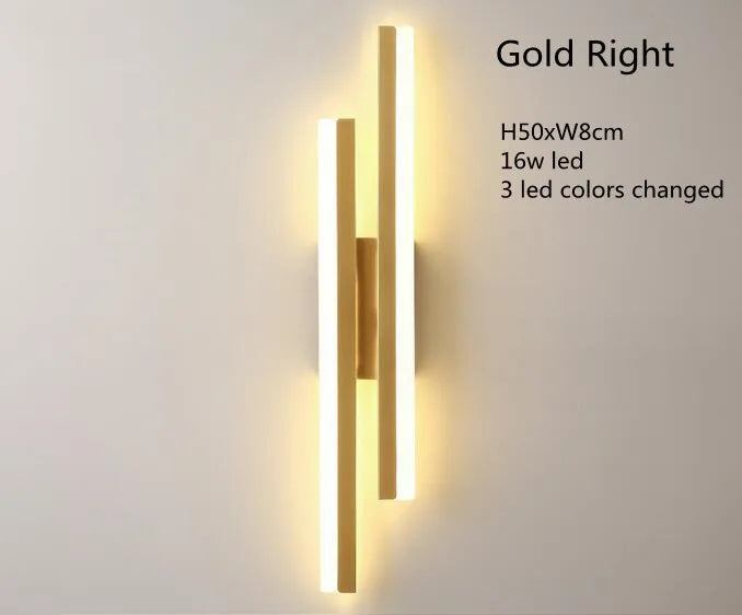 LED Bedroom Wall Sconce – Copper Pipe Acrylic Shade