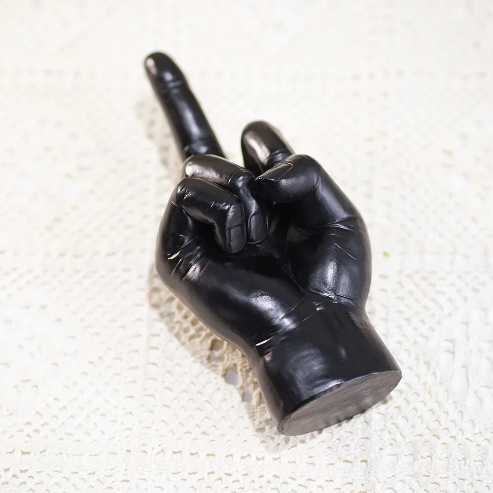 Resin Middle Finger Desk Ornament