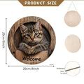 Cat Welcome Signs 2D Printed Wall Art