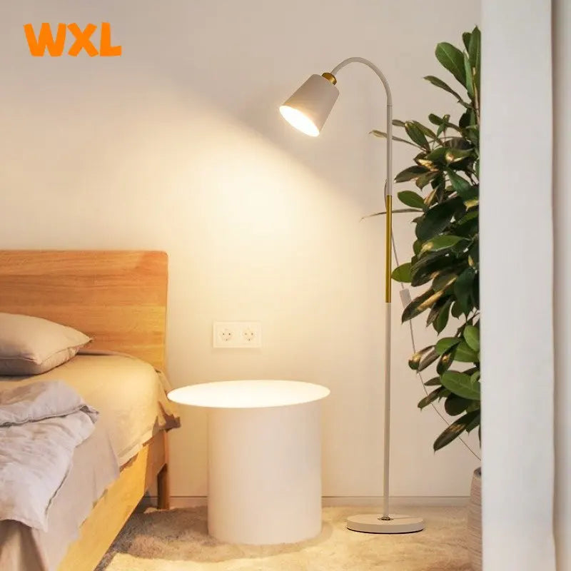 Wrought Iron Adjustable LED Standing Lamp