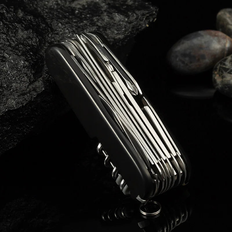 Stainless Steel Folding Multitool Pocket Knife
