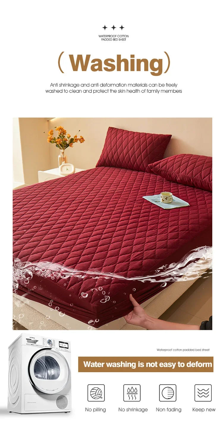 Waterproof Thick Mattress Cover – All Sizes