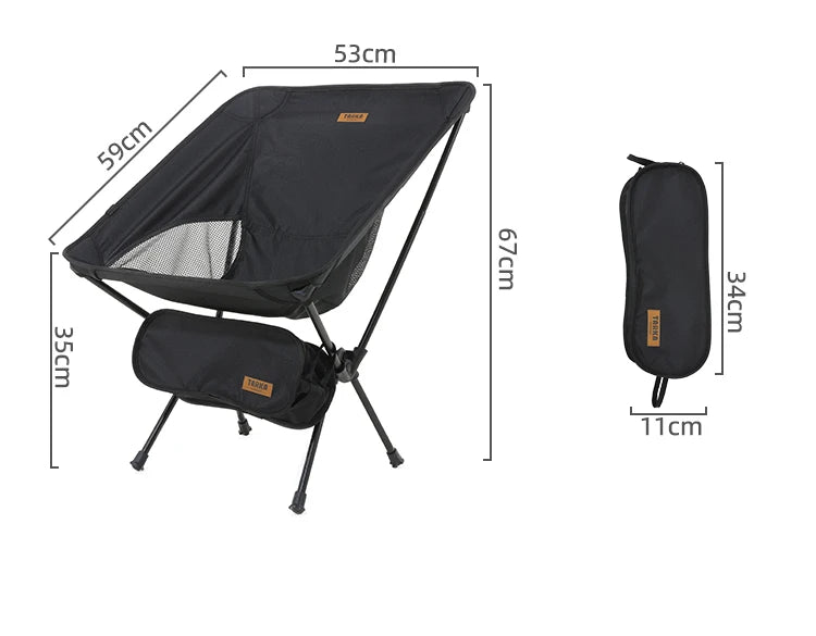 TARKA Ultralight Foldable Camping Chair Set