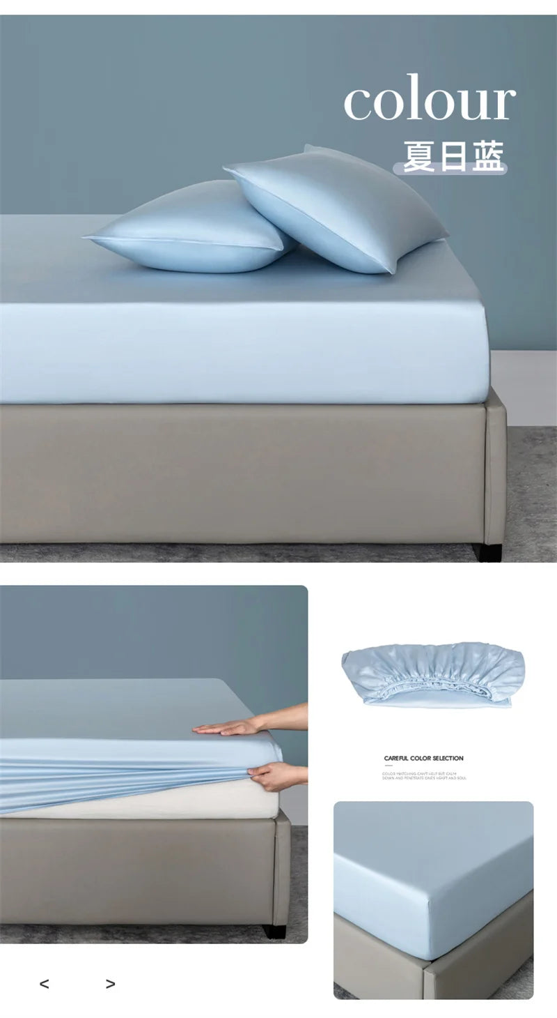 Organic Bamboo Silky Fitted Bed Sheet