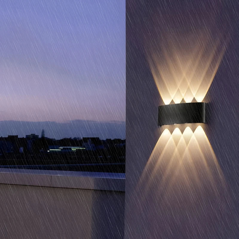 Up & Down LED Wall Light – Indoor & Outdoor Waterproof