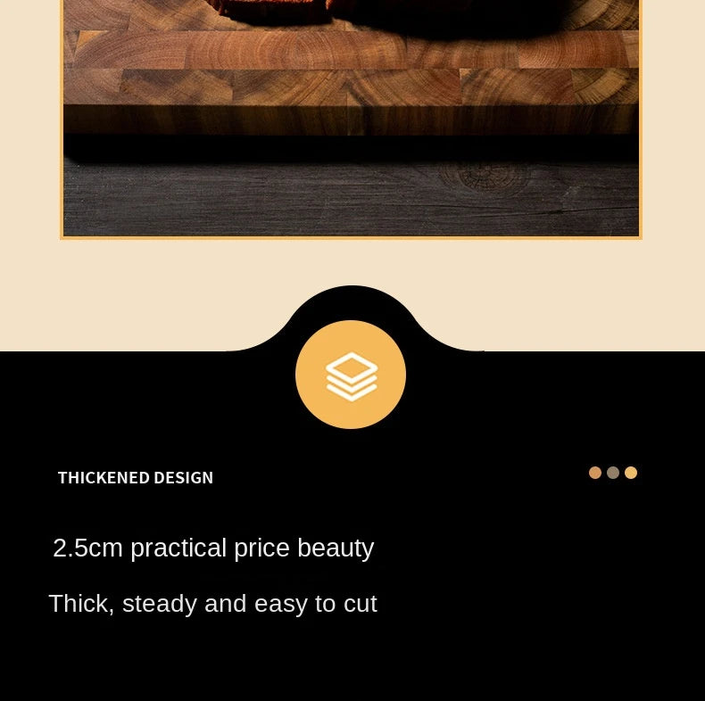 Acacia Wood Double-Sided Chopping Board