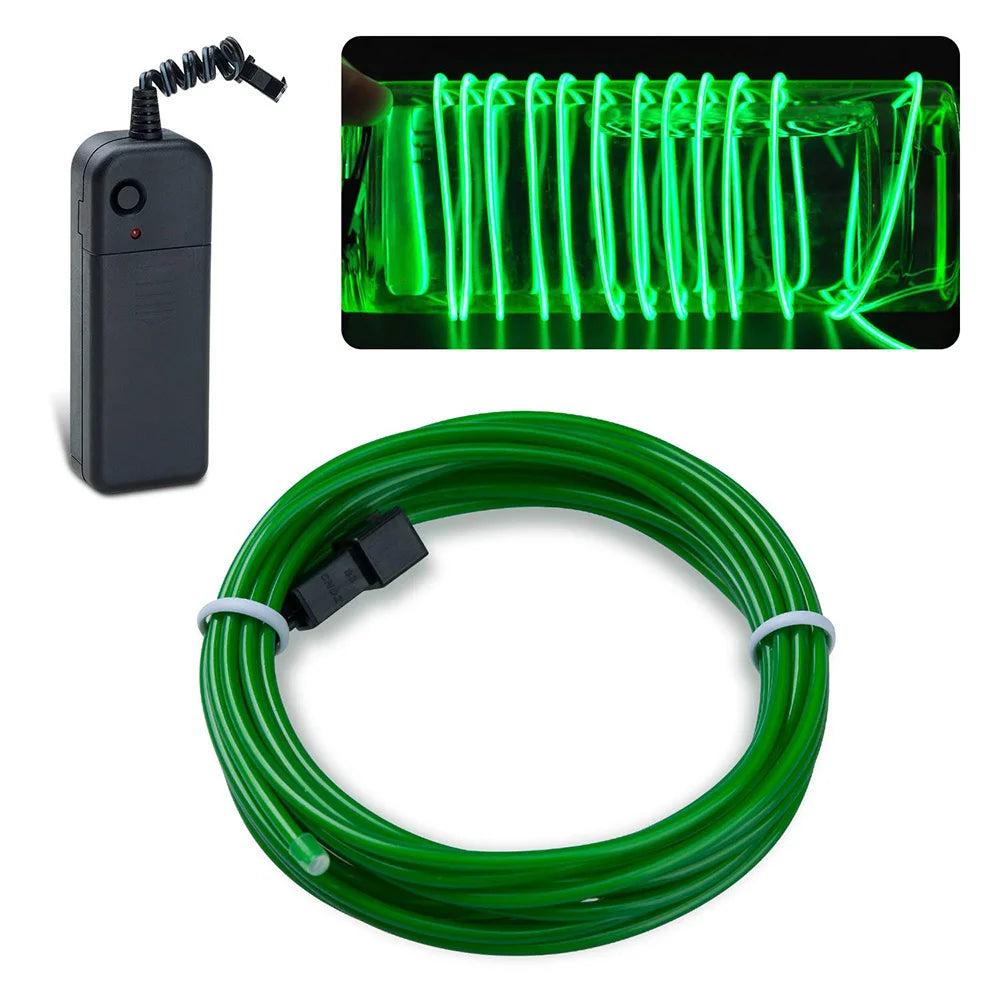 Neon Glow LED Wire Light Strip – Multicolour