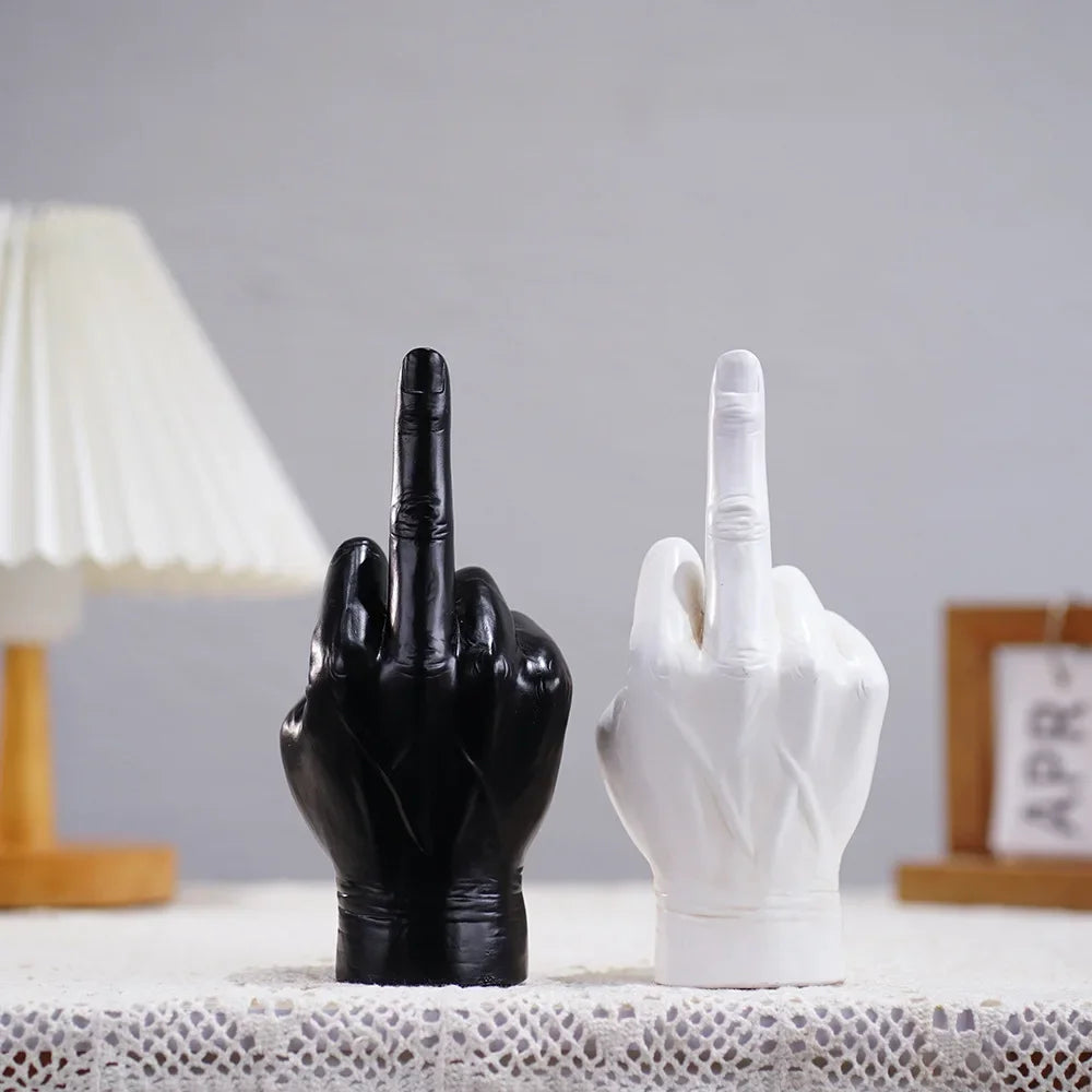 Resin Middle Finger Desk Ornament
