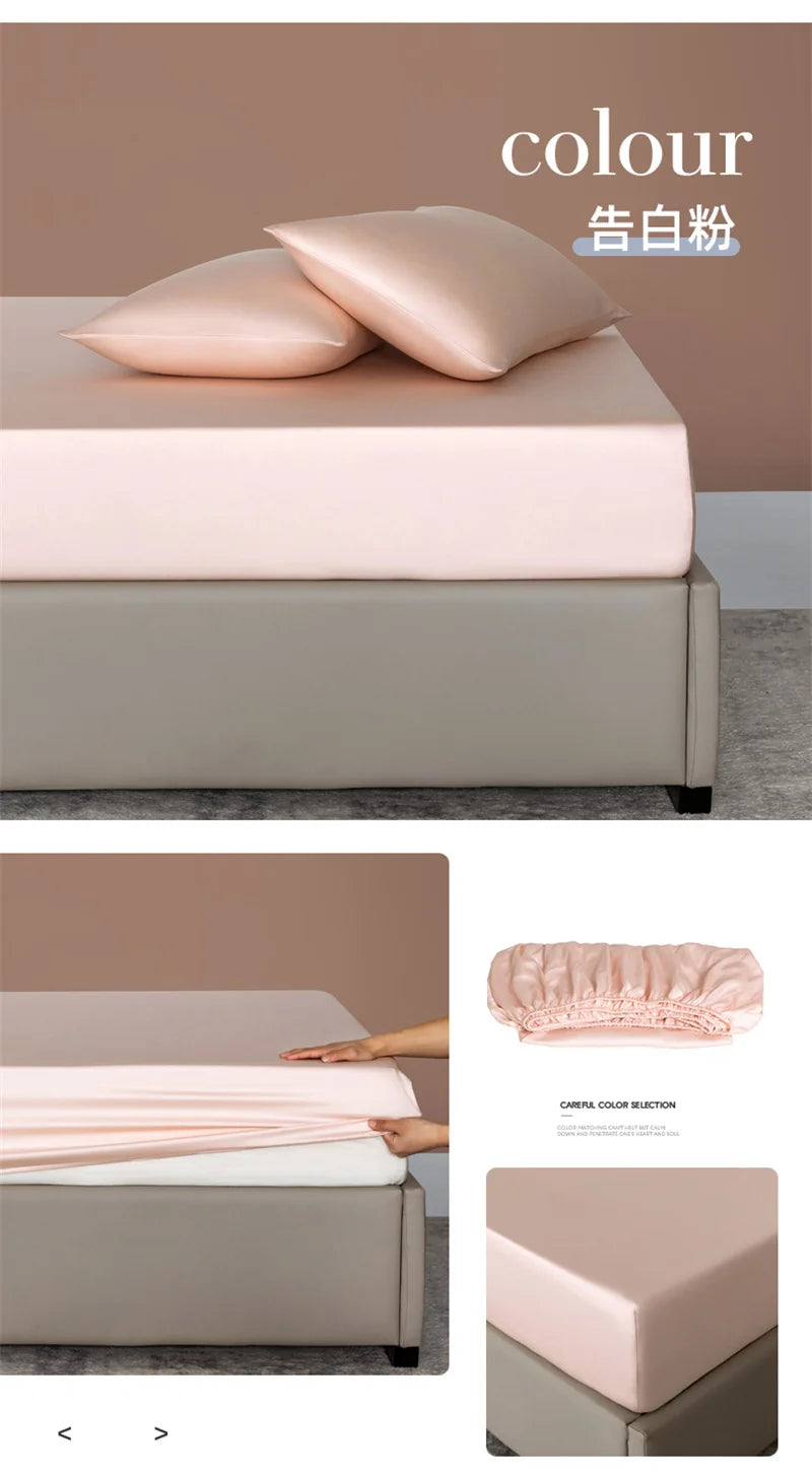 Organic Bamboo Silky Fitted Bed Sheet