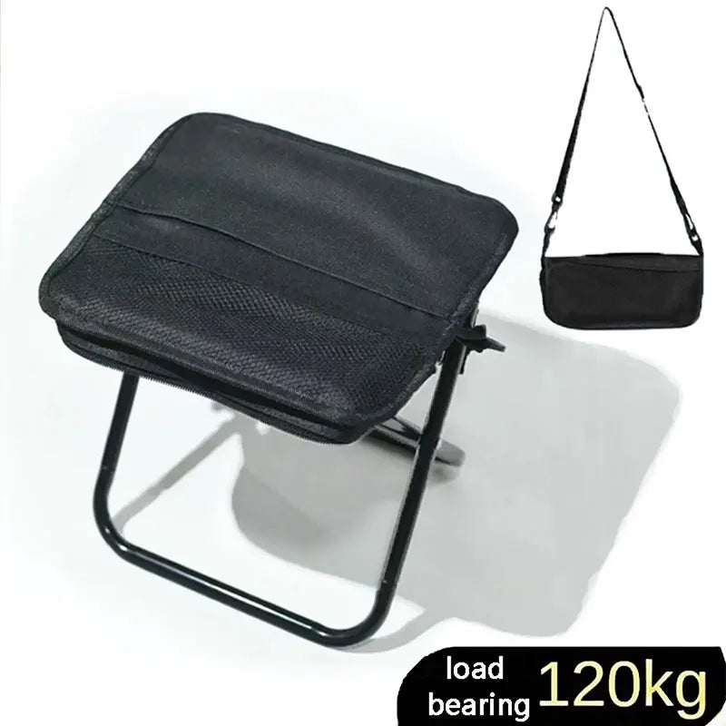 Portable Shoulder Bag Camping Folding Stool