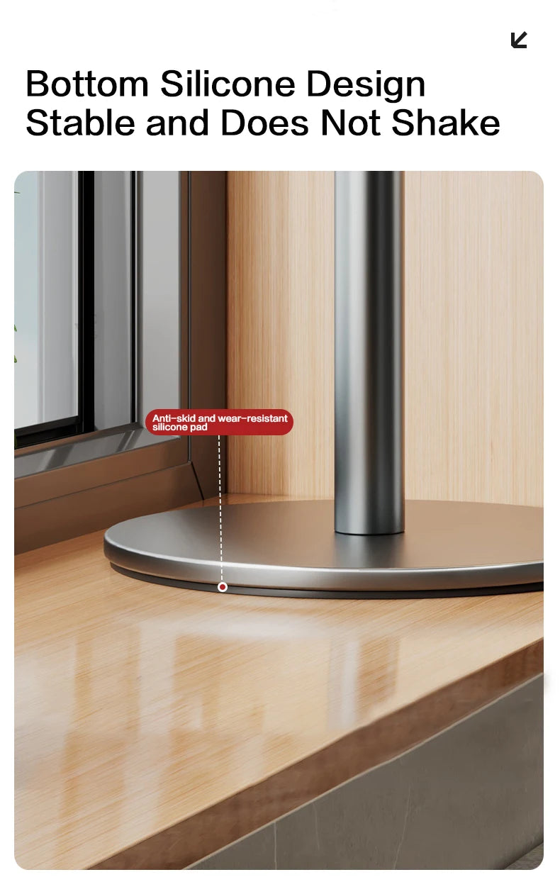 Rotating Kitchen Utensil Stand – 8 Hooks