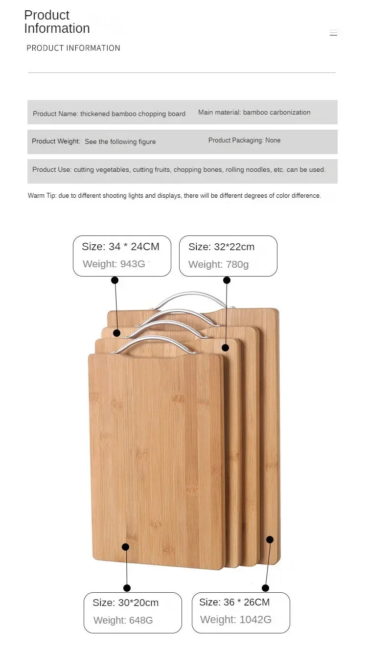 Wooden Double-Sided Chopping Board