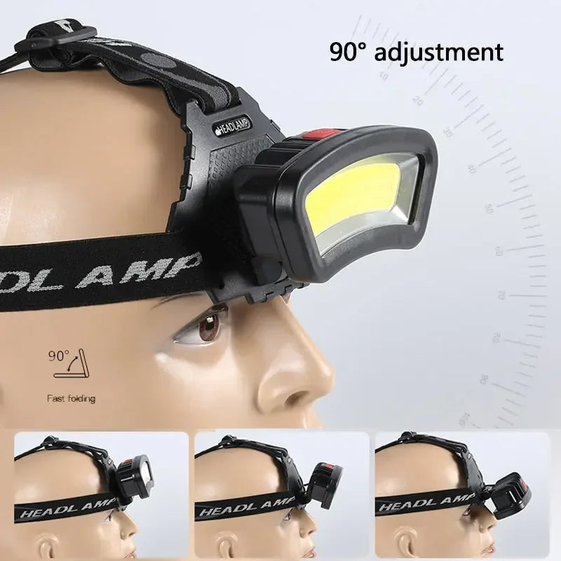 Motion Sensor LED Headlamp – COB Light