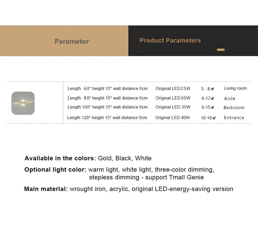 LED Strip Wall Lamp – TV Background & Living Room