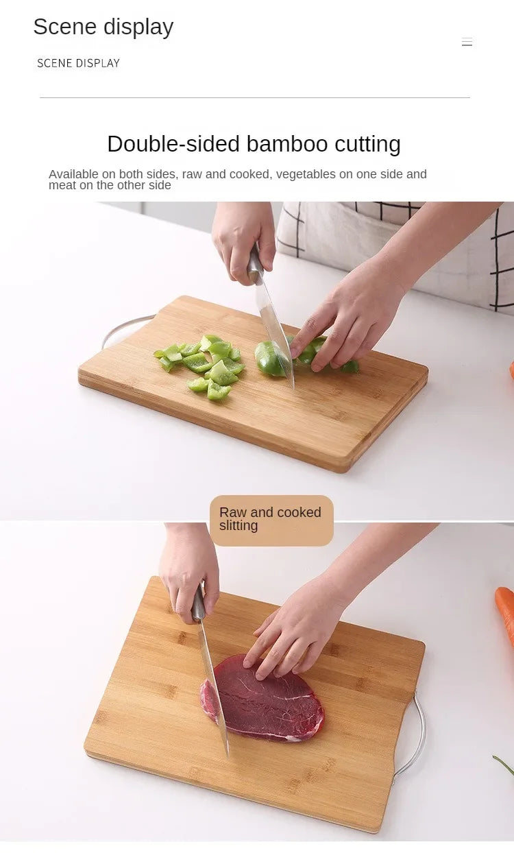 Wooden Double-Sided Chopping Board