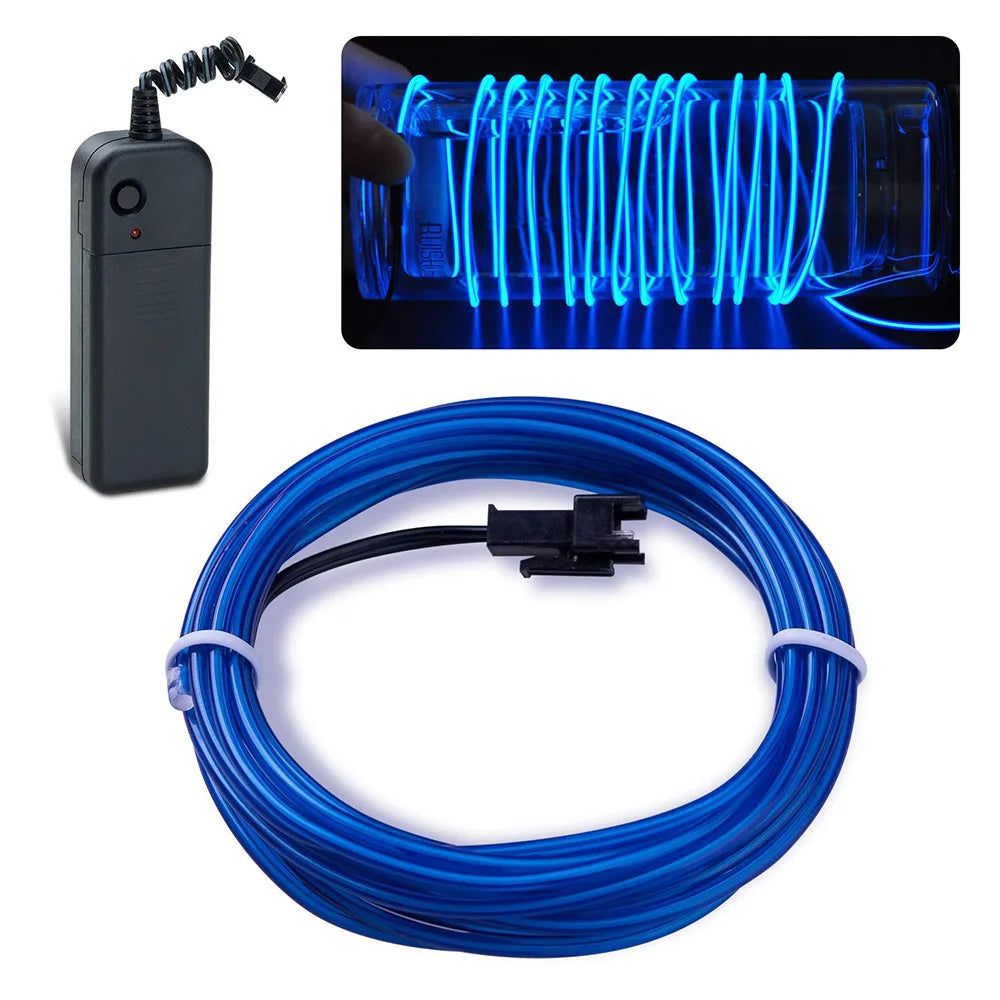 Neon Glow LED Wire Light Strip – Multicolour