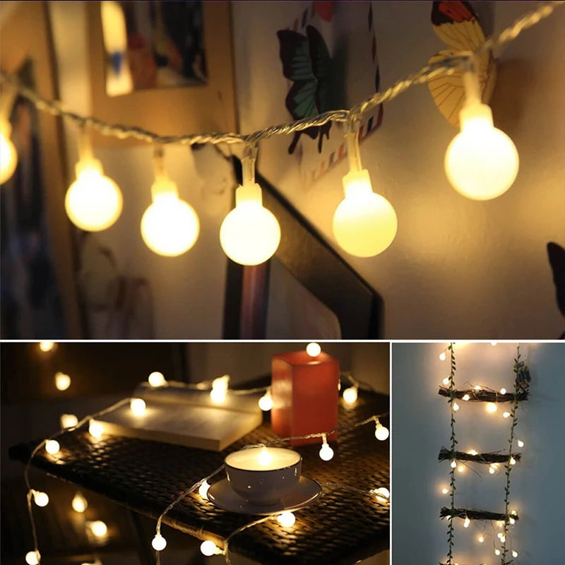 Outdoor Waterproof LED Festoon String Lights – Warm White