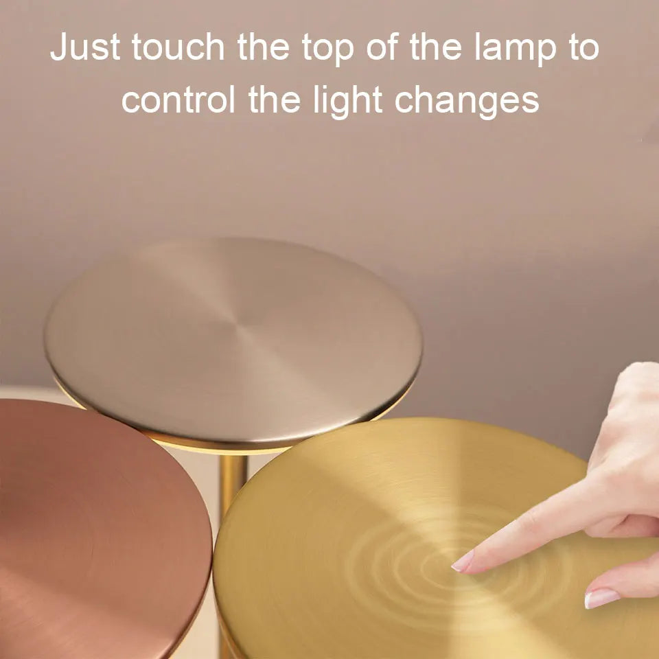 LED Touch Sensor Table Lamp – USB Rechargeable