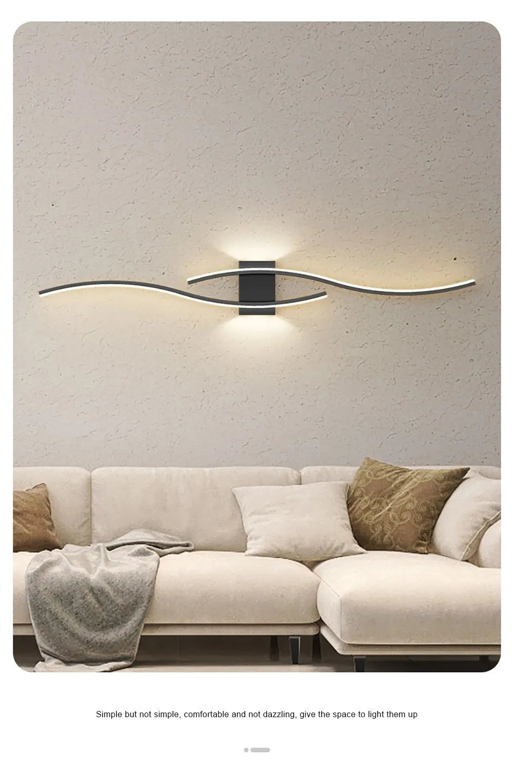 LED Strip Wall Lamp – TV Background & Living Room