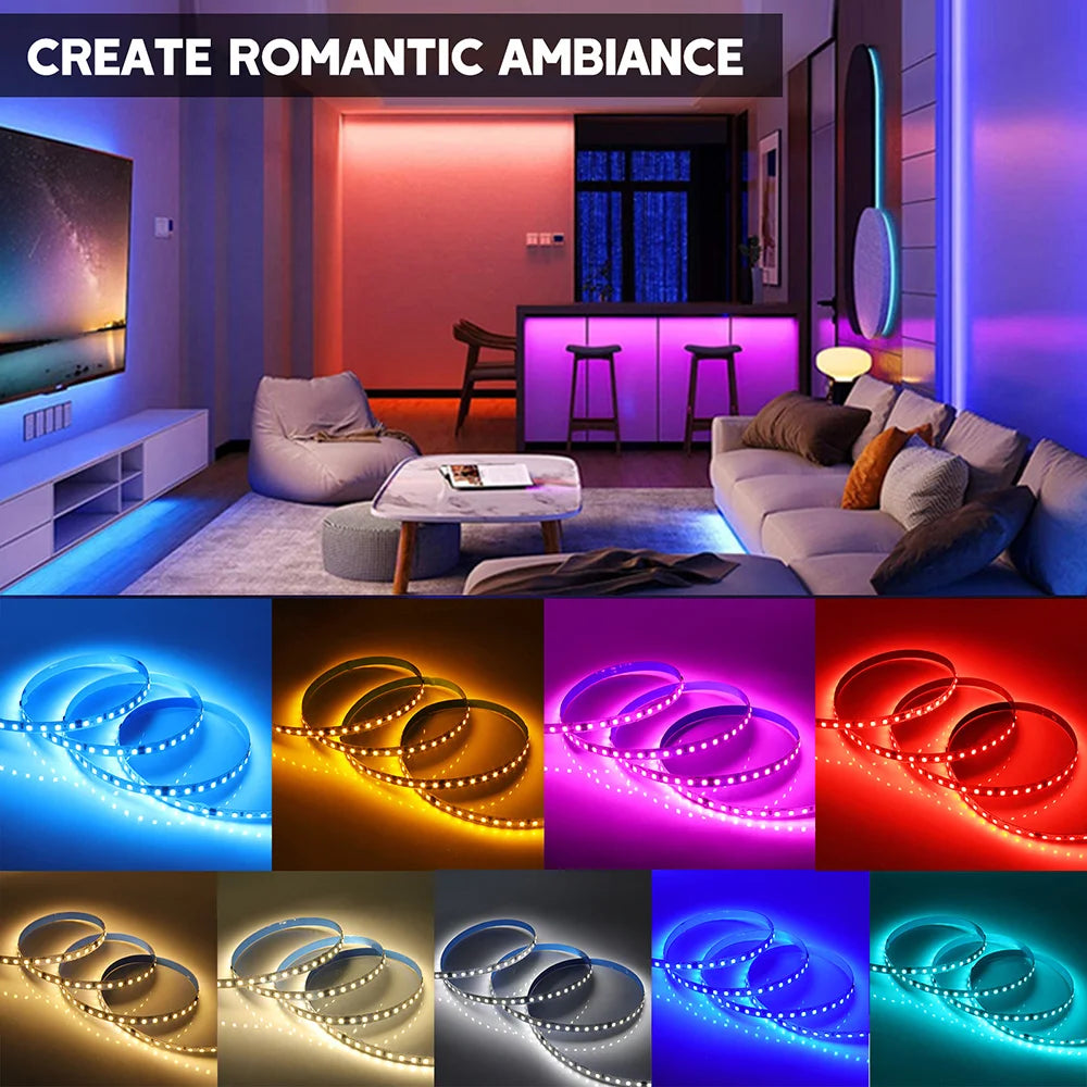220V Flexible Adhesive LED Strip Light