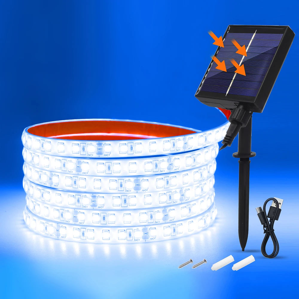 Solar Waterproof Outdoor LED Strip Light
