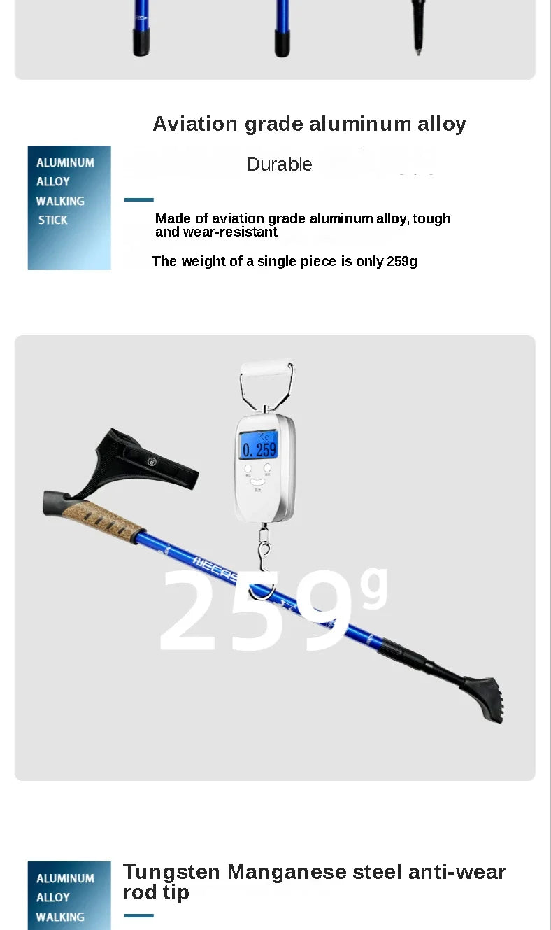 Nordic Lightweight Locking Trekking Poles