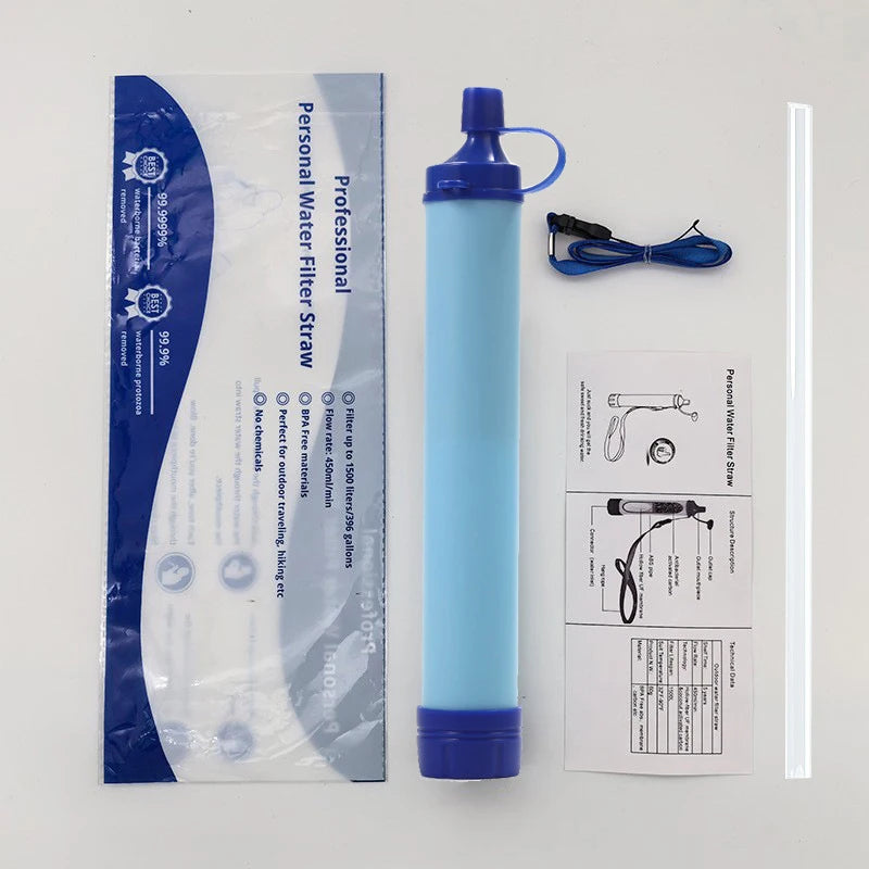 4-Stage Survival Water Purifier Straw