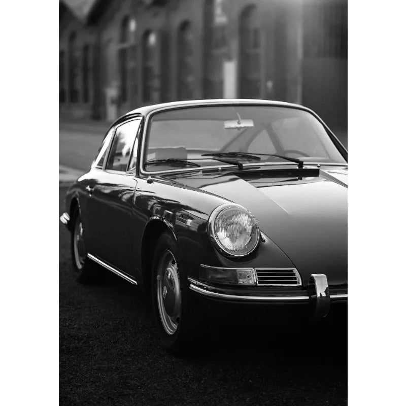 Modern Black & White Luxury Car Canvas Wall Art