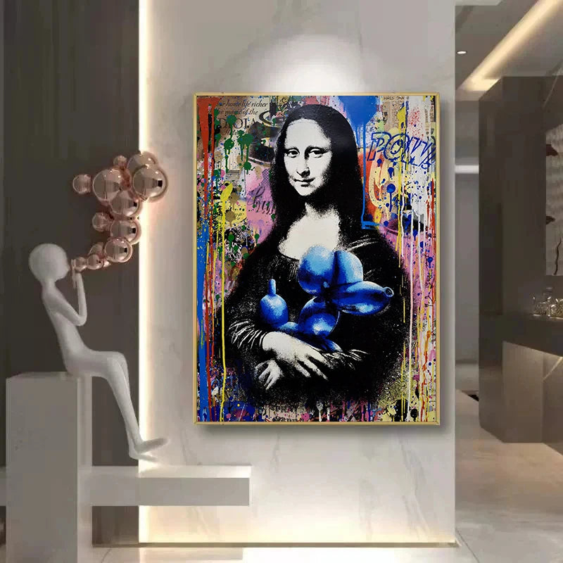 Banksy Graffiti Street Art Canvas Print