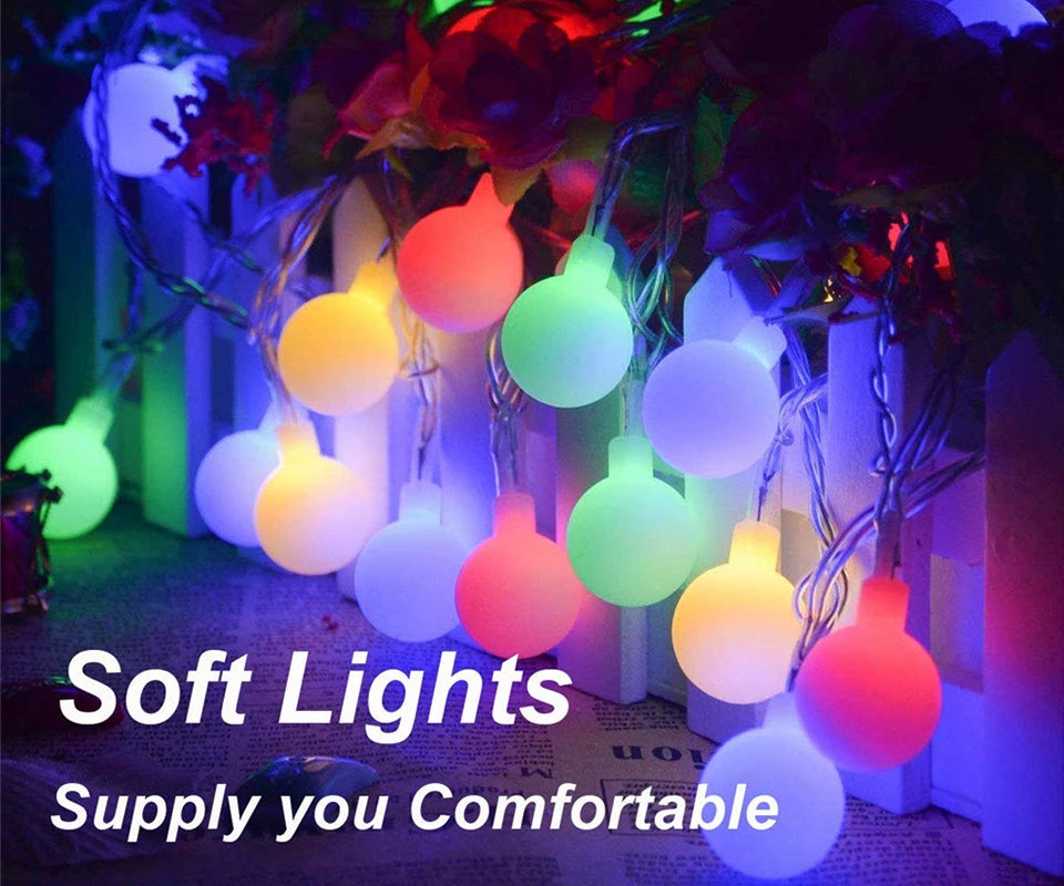 Outdoor Waterproof LED Festoon String Lights – Warm White