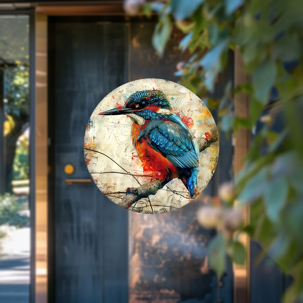 Kingfisher Aluminium Multi-Colour Wall Art