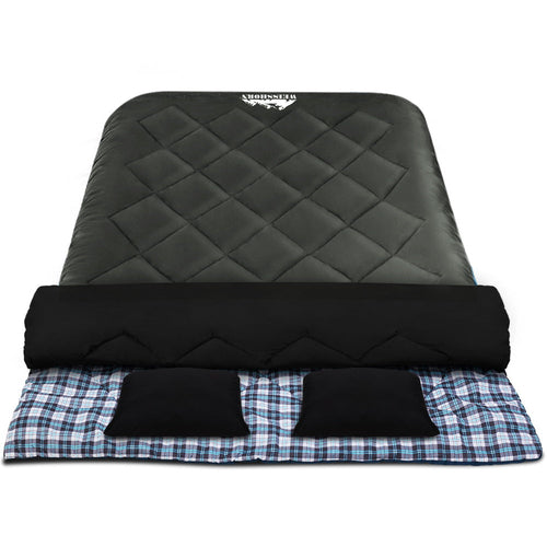 Double Sleeping Bag with Pillow