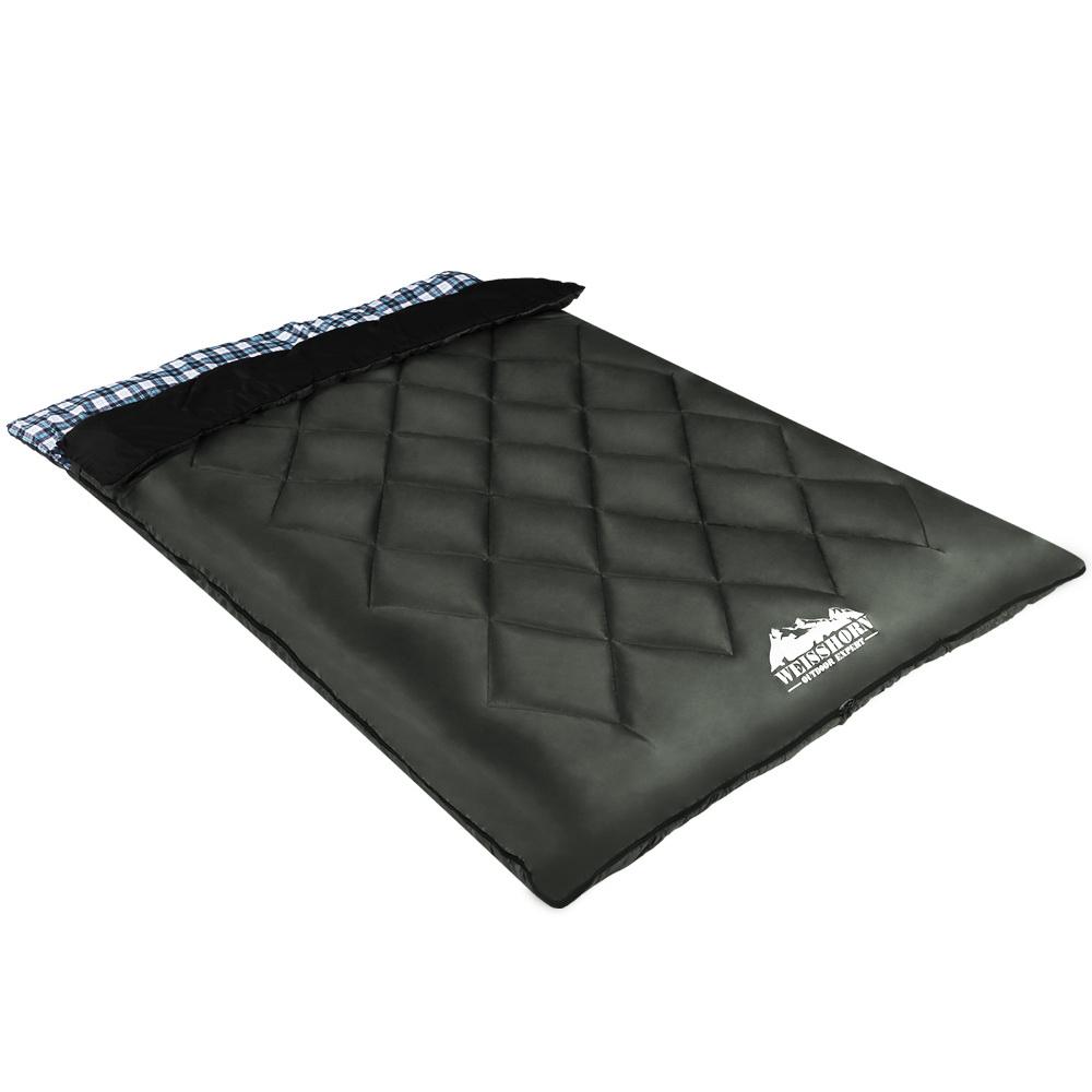 Double Sleeping Bag with Pillow