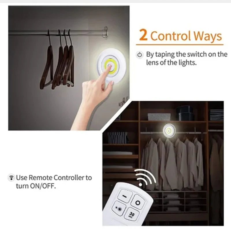 Dimmable LED Under Cabinet Light with Remote