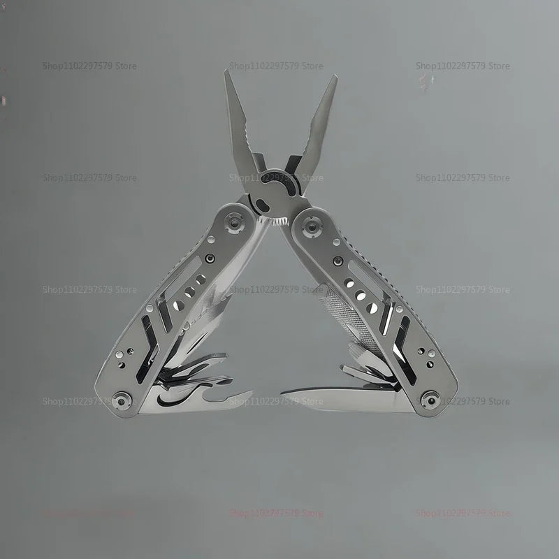 24-in-1 Camping Multitool with Knife & Bits
