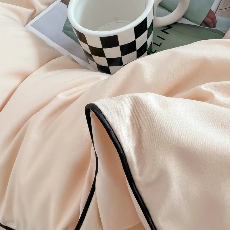 Plain Black Bedding Set – All Sizes