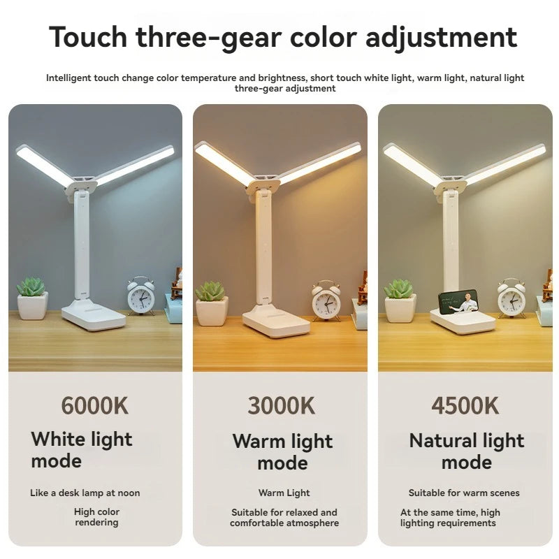 Foldable USB Rechargeable LED Desk Lamp