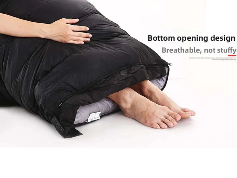 USB Heated Down Cotton Sleeping Bag