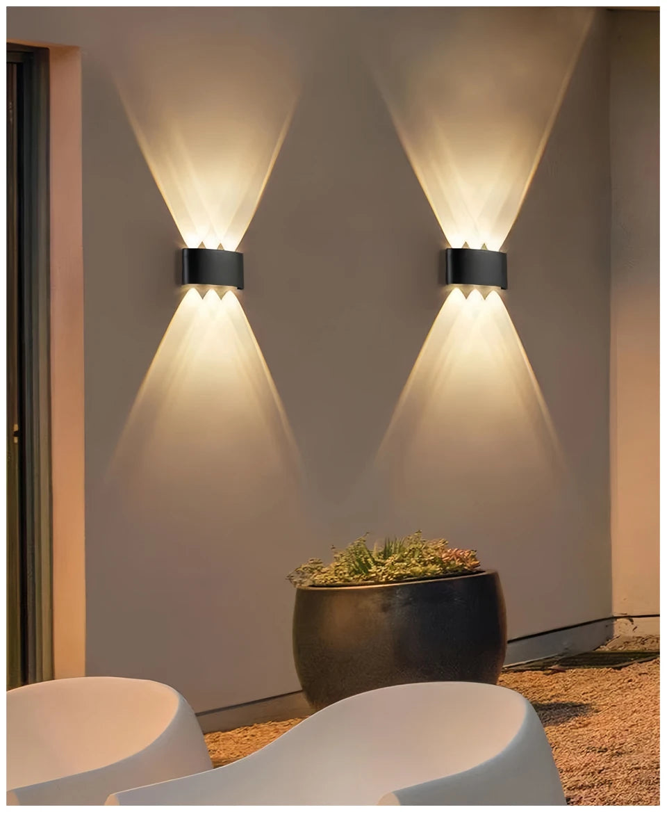 Up & Down LED Wall Light – Indoor & Outdoor Waterproof