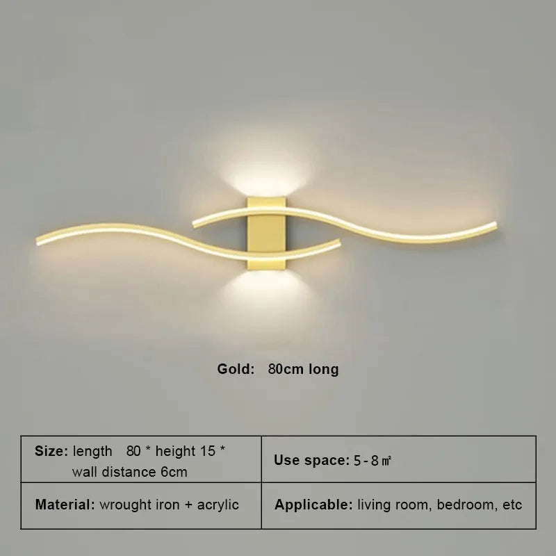 LED Strip Wall Lamp – TV Background & Living Room