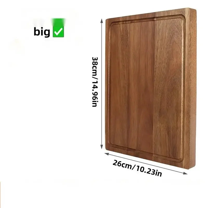 Beech & Walnut Wooden Chopping Block