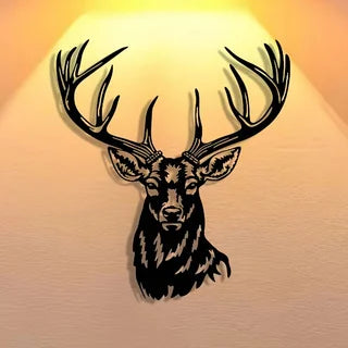 Elegant Deer Metal Wall Art
