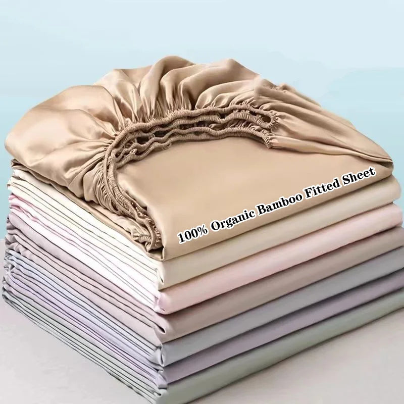 Organic Bamboo Silky Fitted Bed Sheet