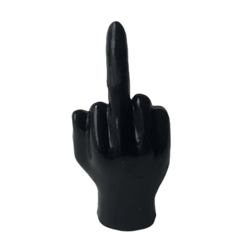 Hip Hop Middle Finger Resin Desk Ornament