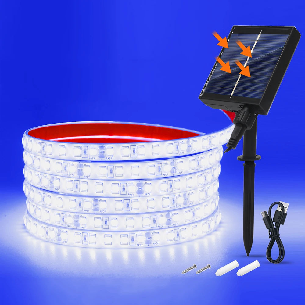 Solar Waterproof Outdoor LED Strip Light