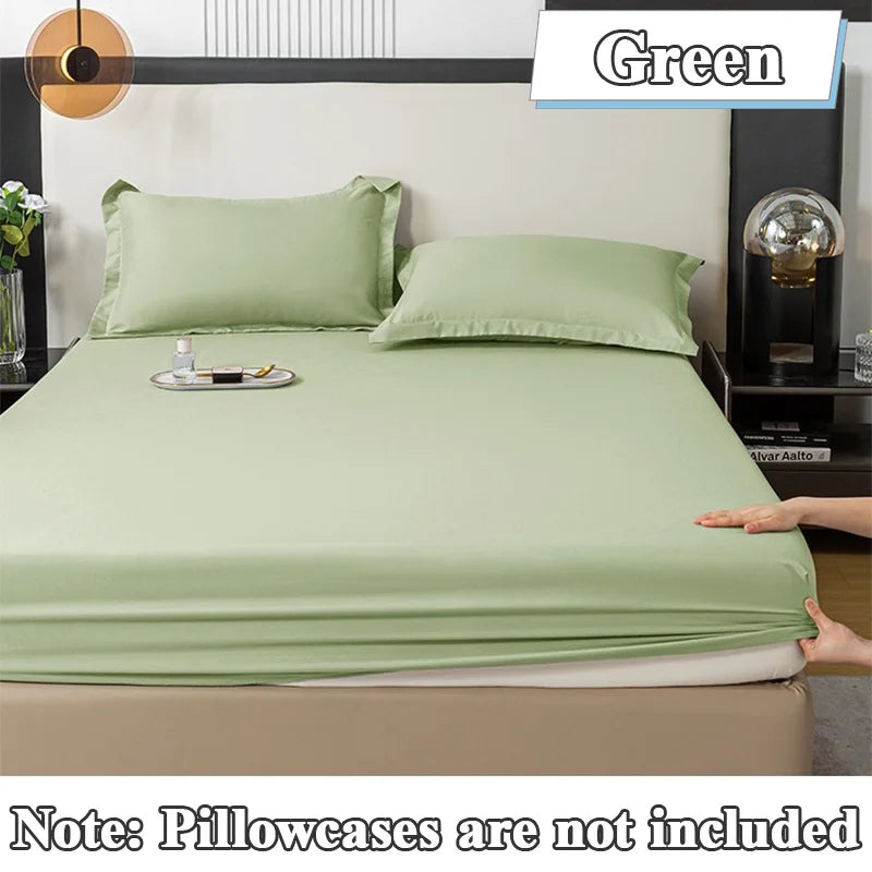 Elastic Fitted Bed Sheet – Solid Colour