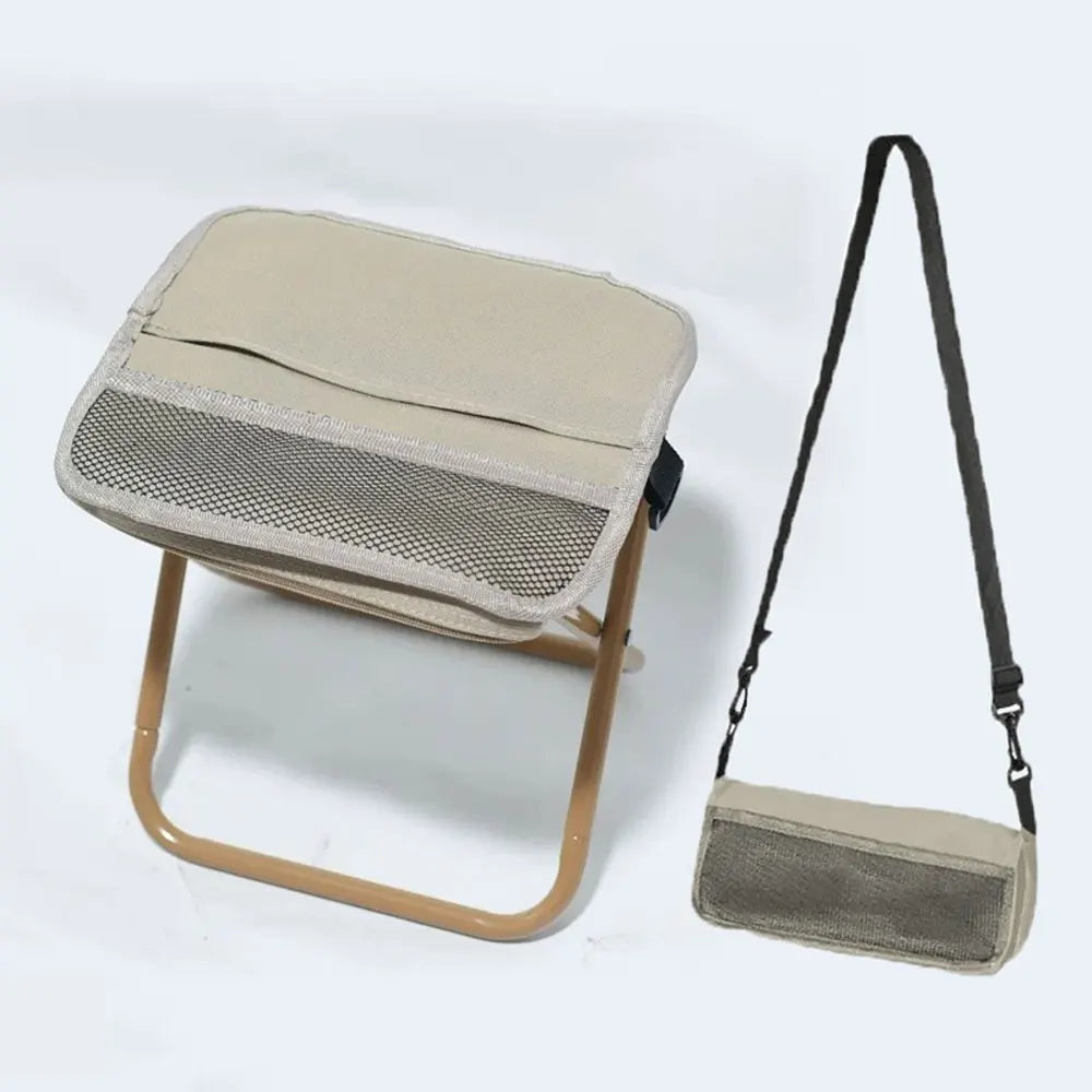 Portable Shoulder Bag Camping Folding Stool